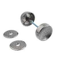 Ручка-кнопка РК-1 металл. серебро Саратов   \30