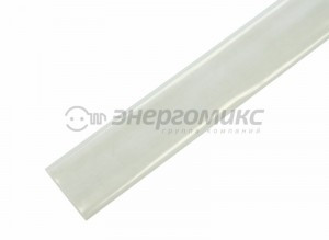 REXANT термоусадка трубка ТУТ Н-1, 20.0/10, мм 1м прозрачная цена за шт (10!), 22-0009