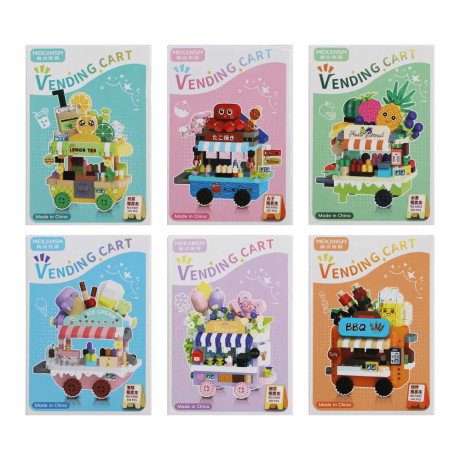 Конструктор "Кафешка на колесах", 8х4,5х11,5 см, ABS, 6 видов