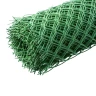 Решетка заборная в рулоне, облегченная, 1.5 х 25 м, ячейка 70 х 70 мм, пластиковая, зеленая,
