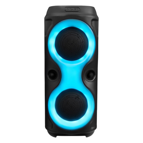 FORZA Колонка беспроводная GlowTower, 10 Вт,подсветка, 1500мАч,TWS,USB,BT5.3, ВШГ 38x16x16см, черный