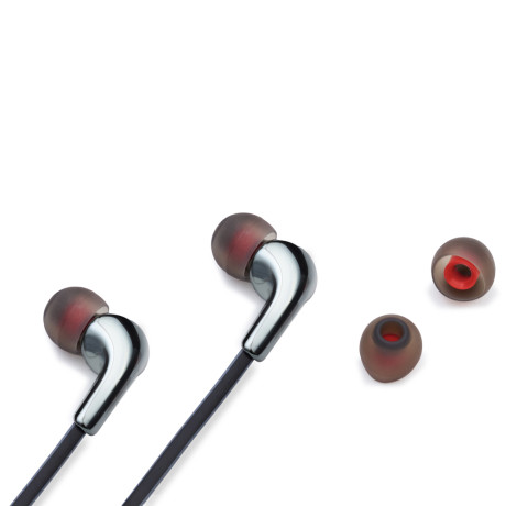 BY Наушники проводные внутриканальные Хамелеон, гарнитура, хром