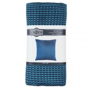 PROVANCE Чехол для подушки, 40х40см, полиэстер, &quot;Волна&quot;, сине-голубой