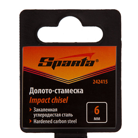 Долото-стамеска 6 мм, деревянная рукоятка Sparta