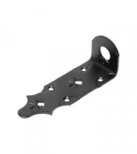 Домарт Проушина воротная 150х50х50 d 20мм кованая серия Суздаль чёрн.10)