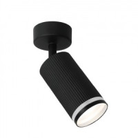 Wolta св-к накл. спот GU10 max20W повор.цилиндр черный D60x163 WSL-GU10/04BL