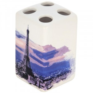 Держатель для зубных щеток Париж, керамика, TBH-P, 2909 Рыжий Кот