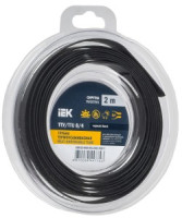 IEK термоусадка трубка ТТУ нг-LS 8/4 черная (2м/упак, цена за уп) ТУТ UDR12-008-004-002-K02-T