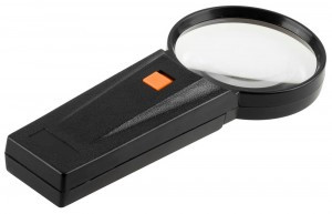 Лупа STAYER "STANDARD" с подсветкой, 3 кратное увелич, d 75мм zu40522-75