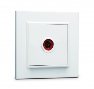 Makel Karea роз. TV СУ 1 мест. бел. (RG6, концевая) 56001027