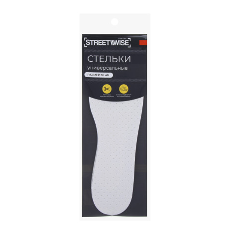 Cтельки универсальные тм STREETWISE, толщина 2,5 мм, латекс, п/э, р. 36-46