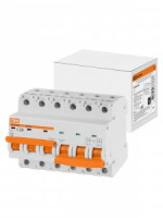 TDM автоматический выкл. с мех. блок. (байпас) ВА47-29Б 3Р+3Р 20А 4,5кА х-ка C SQ0206-0408