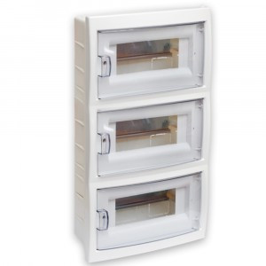 Bylectrica бокс (корпус) пластик ЩРВ-П-36 мод. встраив. с дверцей, опломбировка, IP20 (КНС-36Д)