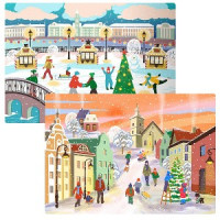 Салфетка "Зимние города", 41*26см (кратность 8!!!) МТ2-147 Мультидом
