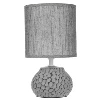 BY Светильник переносной настольный Альмерия, 25 см, Е14, 40 Вт, 230 В, керамика, текстиль, графит