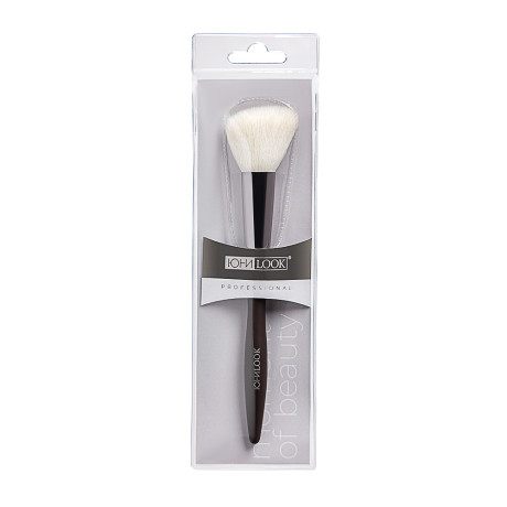 ЮНИLOOK Кисть для контура, скошенная, натуральный ворс, дерево, металл, 17,5см