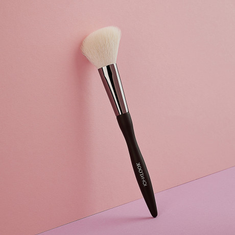 ЮНИLOOK Кисть для контура, скошенная, натуральный ворс, дерево, металл, 17,5см