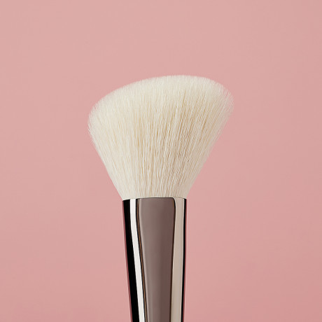 ЮНИLOOK Кисть для контура, скошенная, натуральный ворс, дерево, металл, 17,5см