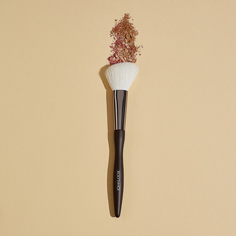 ЮНИLOOK Кисть для контура, скошенная, натуральный ворс, дерево, металл, 17,5см