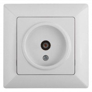 ЭРА Intro Solo роз. СУ TV 1 мест. белый 4-301-01, 3986