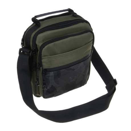 Сумка мужская из водооталкивающей ткани, 6 отделений тм ЮL Фьючер, ПЭ, 24х20х10см, 2 цвета, КЖС24-01