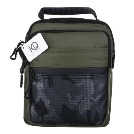 Сумка мужская из водооталкивающей ткани, 6 отделений тм ЮL Фьючер, ПЭ, 24х20х10см, 2 цвета, КЖС24-01