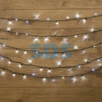 Гирлянда «Твинкл-Лайт» 20 м, темно-зеленый ПВХ, 160LED, белый