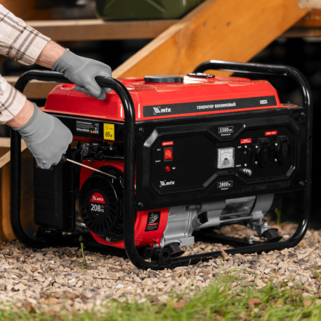 Генератор бензиновый RS-4000, 3,3 кВт, 230В, ручной стартер MTX