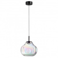 ODEON LIGHT 5097/4LB PENDANT ODL25 421 черн./бензиновый/мет./стекло Подвес LED 4W 4000K 388lm VASO