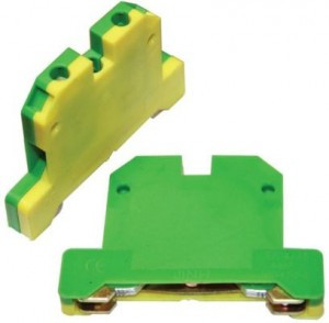 EKF Колодка клеммная ЕК-2,5/25 JXB земля (аналог БЗН)  (40)