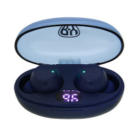 Наушники беспроводные TWS BY Wave, 30/200 mAh, BT:5.3, синий