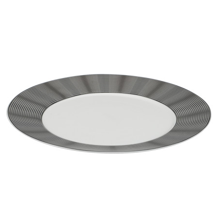 MILLIMI Графит Тарелка подстановочная, опаловое стекло, 26.5см
