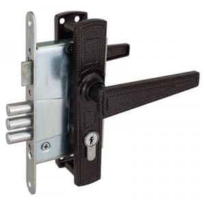 Д-град Зенит ЗВ4-3.01Р медь 3 ригеля м/о 55 Замок врезной с/руч15)