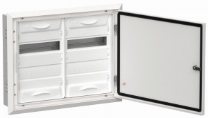 IEK TITAN 5 корпус (щит) метал. ЩРв-48 (2х24) (505х625х130) встраиваемый белый IP31 TI5-50-V-2X024-3