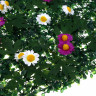 INBLOOM Изгородь искусственная Полевые цветы белые/фиолетовые 60х40см, PE