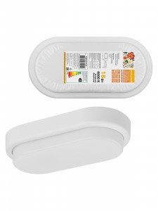 TDM Светодиодный светильник LED ДПП 3801 18Вт 4000К IP65 белый овал196*97*57 мм Народный SQ0366-0168
