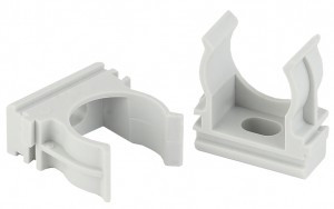 ЭРА Крепеж-клипса (cерый) для трубы d20мм (100шт) 5350