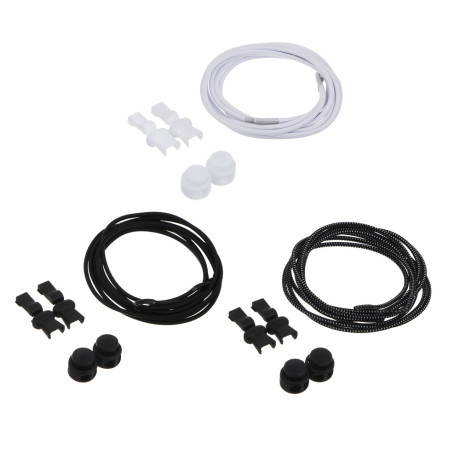 Шнурки для обуви тм STREETWISE, эластичные, с фиксатором на пружине, 1 пара, 100см