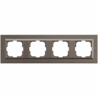 OVIVO Рамка СУ 4 местн. QUANTUM, медь, 405-330000-228