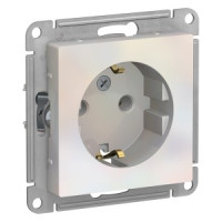 Systeme Electric AtlasDesign мех. роз. СУ 1 мест. жемчуг (пл.осн., земля) ATN000443 (10!)