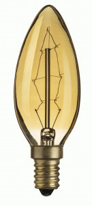 Navigator B35 E14 (10!) 40W свеча прозрачная, золотистая Винтаж NI-V-C-C-40-230-E14 (10!)-CLG 71953