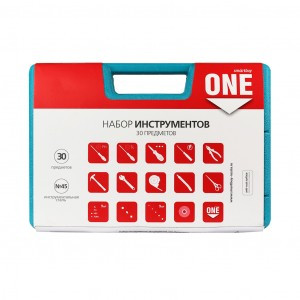 Smartbuy Набор инструментов, 30 предметов, отв.,биты,голов.,плоског.,молот., SBT-TS-31P1