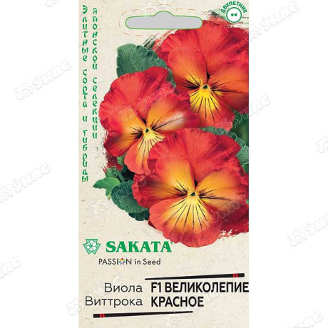 Виола Виттрока Великолепие красное Гавриш Ц