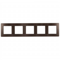 ЭРА 12 рамка СУ 5 мест. САТИН, бронза 12-5105-13 9356