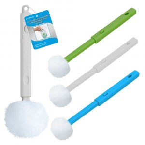 Щетка д/мытья банок, телеск.ручк, 23-30см (кратность 6шт!!!), пластик,синт.волок. YM58-152 Мультидом