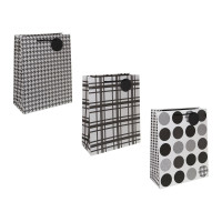 Пакет тм Fntastic подарочный, принт, с шильдиком, L 32x26x10 см, бумага, 3 диз.