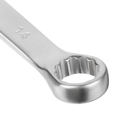 ЕРМАК Ключ рожково-накидной, 14мм, матовый CRV