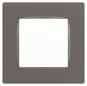 ЭРА 12 рамка СУ 1 мест. Классик, титан 12-5201-16