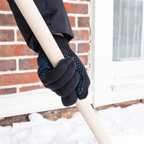 Перчатки трикотажные, акрил, с ПВХ точкой, 7 класс Сибртех