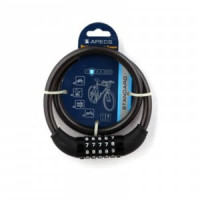 Замок велосипедный тросовый Апекс PD-83-65-CODE (650 мм) d8мм кодовый (78,26)